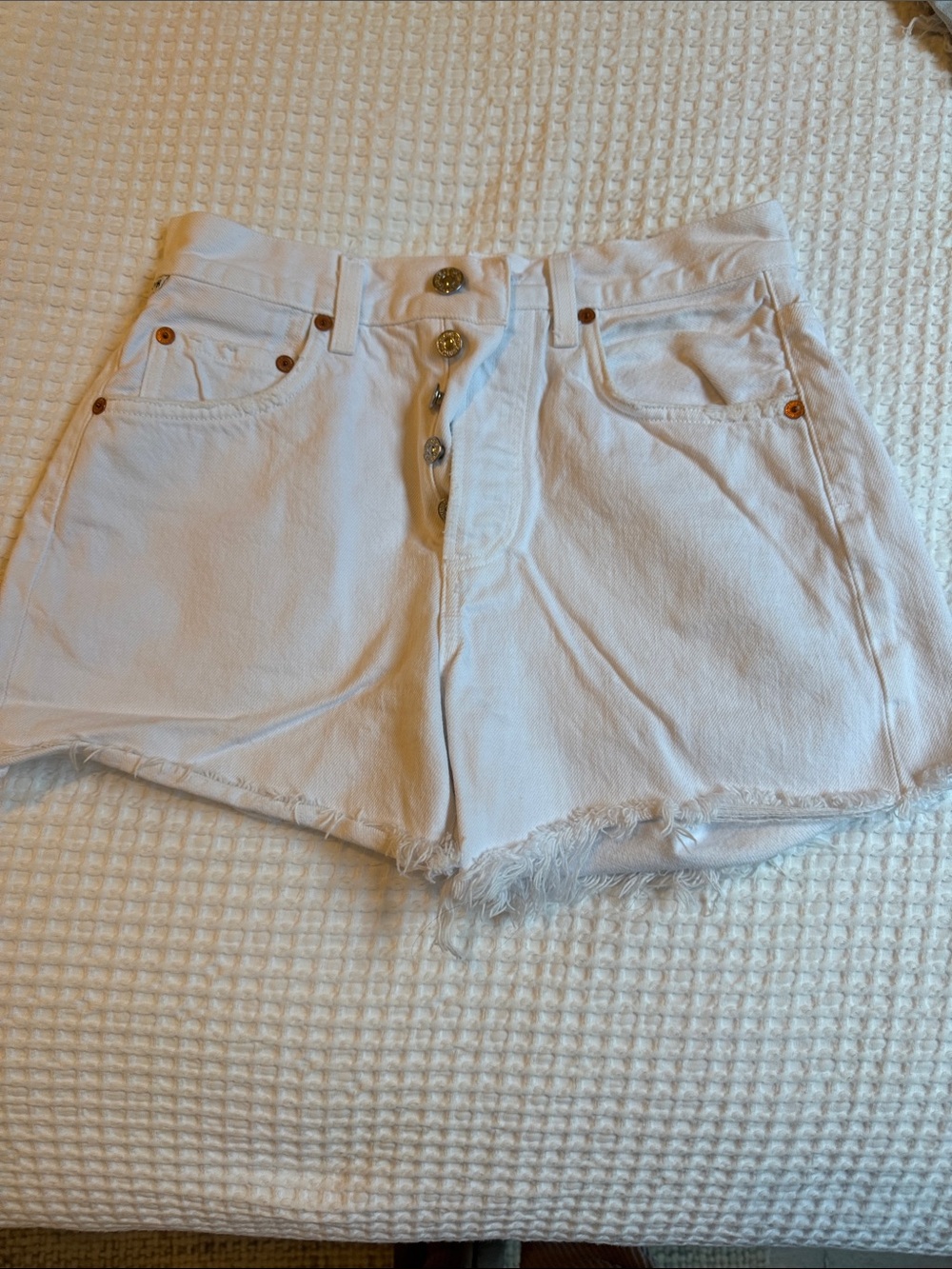 Citizens of Humanity | Annabelle Long Short in Gloss | High-Waisted Size 23